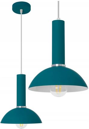 Toolight Lampa Wisząca Sufitowa Blue 20 CM E27 Niebieska (OSW00231)