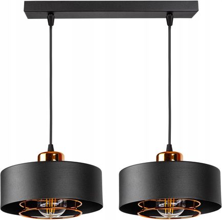 Glimex Lampa Sufitowa Plafon Żyrandol Loft Edison Led (L1702WMK)