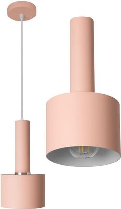 Toolight Lampa Wisząca Sufitowa Pojedyncza Osti B Różowa (OSW00725)