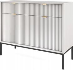 Piaski Komoda Dwudrzwiowa Nova 104 Z Szufladami Szara 722C766F-4Bb9-4555-89Ae-1005Dc2A4D29