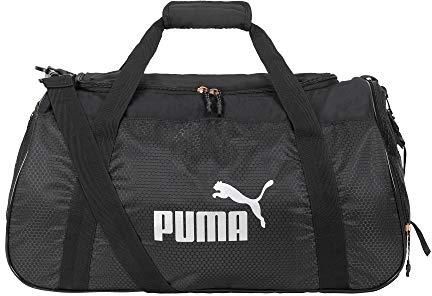 PUMA Damska torba sportowa obronna, czarny/srebrny, One-size, Evercat nr 1 torba sportowa z logo