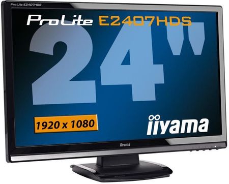 Monitor Iiyama ProLite E2407HDS (E2407HDS-B1) - Opinie i ceny na