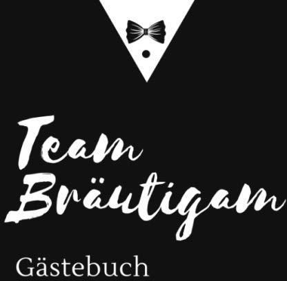 TEAM BRÄUTIGAM GÄSTEBUCH: Gästebuch QUADRAT Verziert Für Den ...