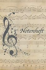 Notenbuch: Notenbuch Für Musiker Und Komponisten/ 50 Seiten