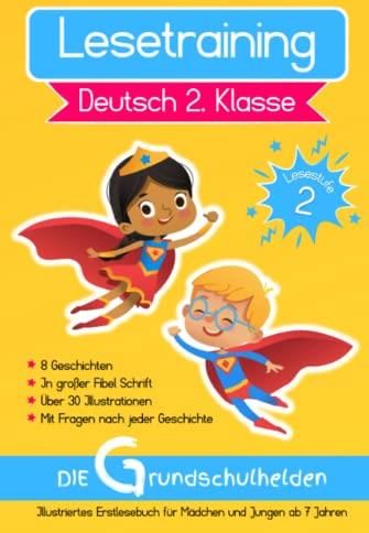 Lesetraining Deutsch 2. Klasse: Illustriertes Erstlesebuch für Mädchen