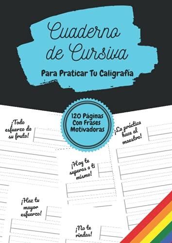 Cuaderno de Escritura Cursiva & Caligrafia para Adolescentes y