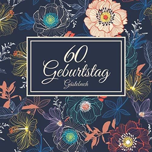 60. Geburtstag Gästebuch Vintage Gästebuch Zum Eintragen und zum