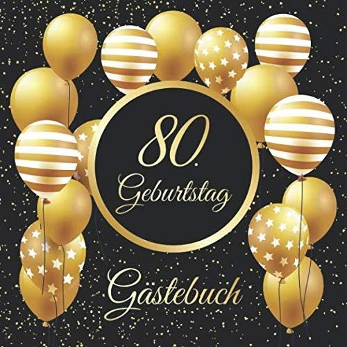 80. Geburtstag Gästebuch Vintage Gästebuch Zum Ausfüllen 80 Jahre