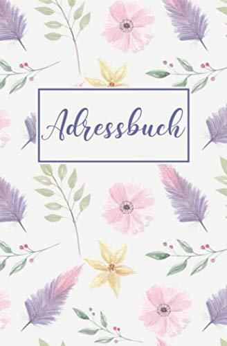 Adressbuch: Persönliches Kontaktbuch mit Alphabet Register und ...