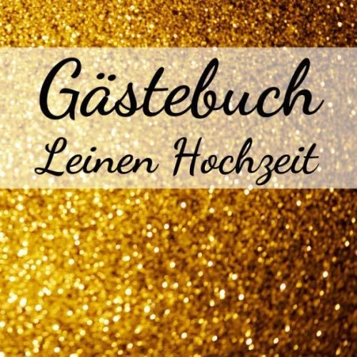 Gästebuch Leinen Hochzeit Erinnerungsbuch zum eintragen von