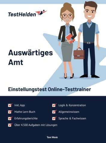 Auswärtiges Amt Einstellungstest Online-Testtrainer Inkl. App & Mathe ...