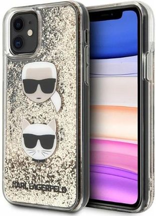 Karl Lagerfeld Liquid Glitter 2 Heads Etui iPhon