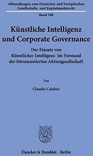 Künstliche Intelligenz Und Corporate Governance.: Der Einsatz Von ...