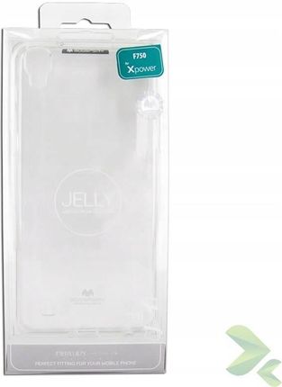 LG Mercury Transparent Jelly Etui X Power (przez