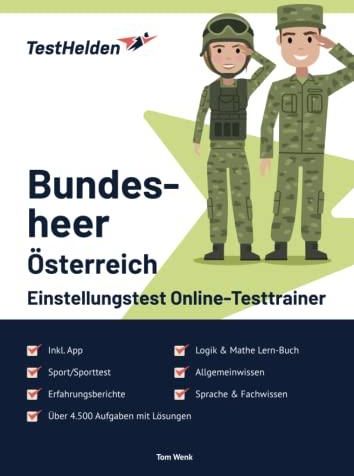 Bundesheer Österreich Einstellungstest Online-Testtrainer Inkl. App ...