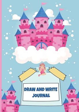 Draw and Write Journal: Half Page Lined Paper with Drawing Space