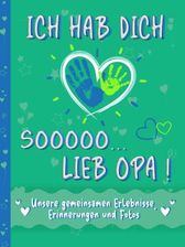 Opa Buch zum Ausfüllen und Verschenken Ich hab dich so lieb Opa Ein
