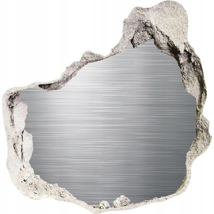 Dziura 3d fototapeta Naklejka Metalowe tło 75x75