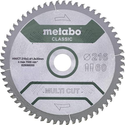 Metabo Tarcza Tnąca Multi Cut Classic 254X30 1.8Mm MULTICUTCLASSIC (628285000)
