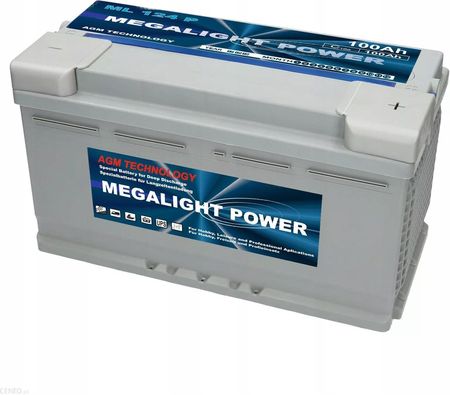 Akumulator Megalight Power 100 Ah 353x175x190