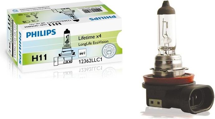 Lampa przednia Philips Żarówka H11Longlife Ecovision 12362Llecoc1 ...