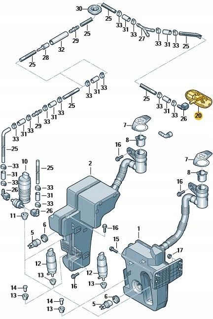 Volkswagen Oe Dysza Spryskiwacza Mgie Ka Vw Seat Skoda Aso Opinie I Ceny Na Ceneo Pl