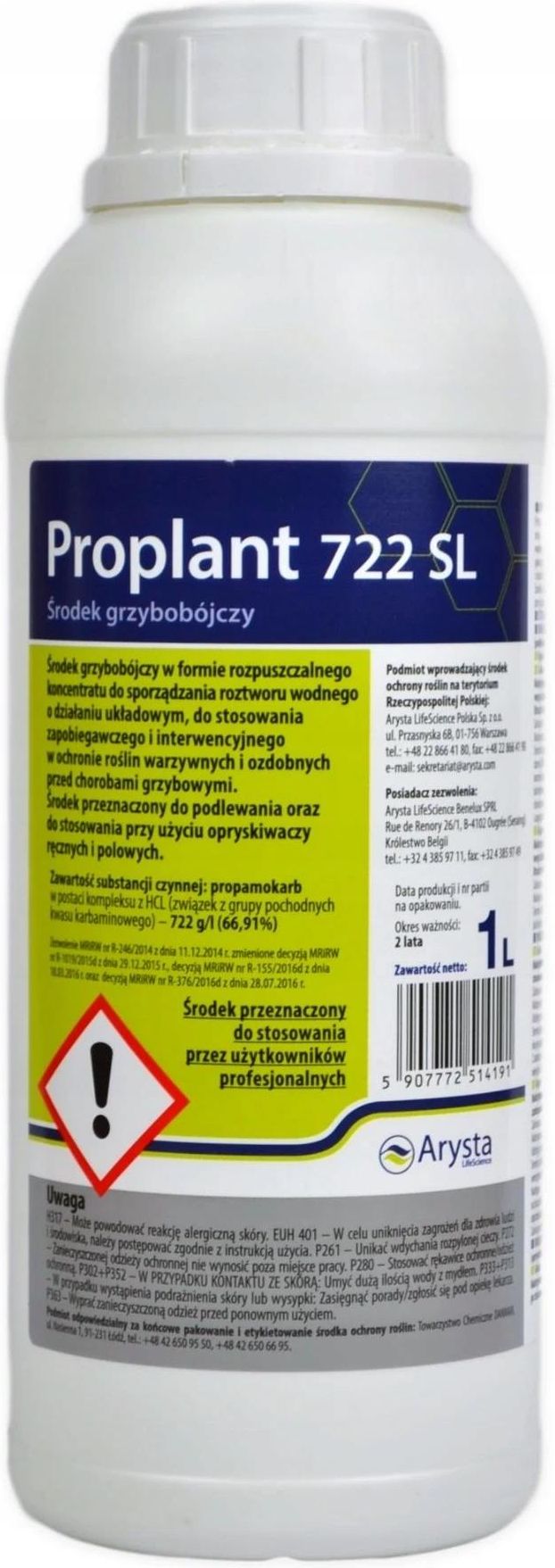 Proplant 722 Sl 1l Preparat Grzybobójczy Ceny I Opinie Ceneopl 8500