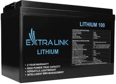 Extralink akumulator LiFePO4 12,8v 100ah EX30455