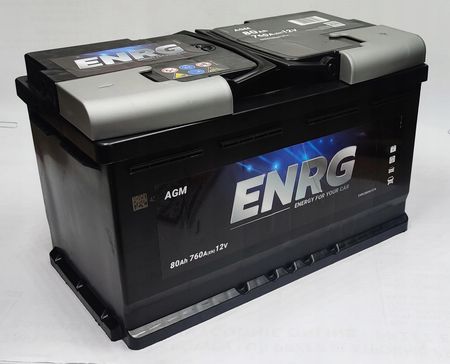 Enrg Akumulator Start&Stop Agm 80Ah 760A P