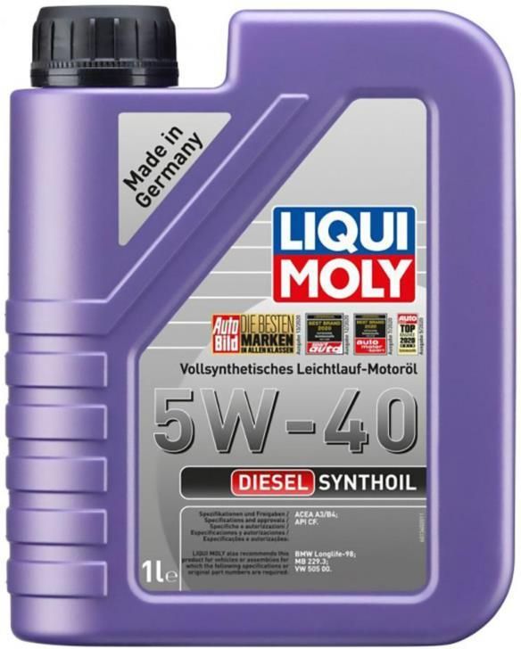 Liqui Moly Diesel Synthoil 5W40 1l 1340 - opinie i ceny na Ceneo.pl