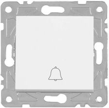 Zdjęcie Electromalt Włącznik Dzwonkowy Biały Quad (QAD1020W) - Biskupiec
