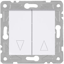 Zdjęcie Electromalt Włącznik Żaluzjowy Biały Quad (QAD1030W) - Prusice