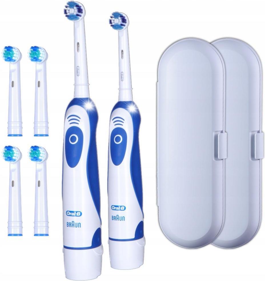 Szczoteczka Elektryczna Oral-B Advance Power Niebieskie 2szt. + 4 ...