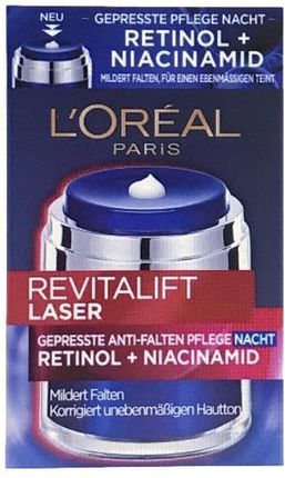 Krem L'Oreal Paris Revitalift Laser Retinol + Niacinamide Pressed Night Cream na noc 50ml