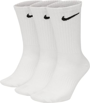 Skarpety Nike Everyday Lightweight Training Crew Socks (3 Pairs) U Białe (SX7676-100)