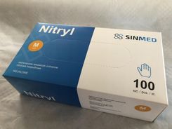 Zdjęcie Rękawiczki Nitrylowe Roz. M 100Szt. - Sztum