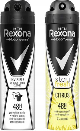 Rexona Men Antyperspirant Dezodorant Spray 2x150ml