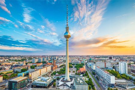Muralo Fototapeta Berlin Wieża Pejzaż 90x60