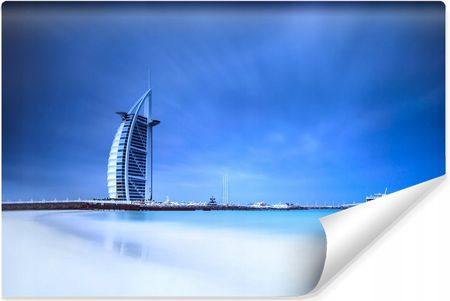 Muralo Fototapeta Wieżowiec Dubaj Plaża 405x270