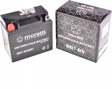 Moretti Akumulator Zelowy Gel 12V Yb7-Bs Mb7 01525-7451020452025877474