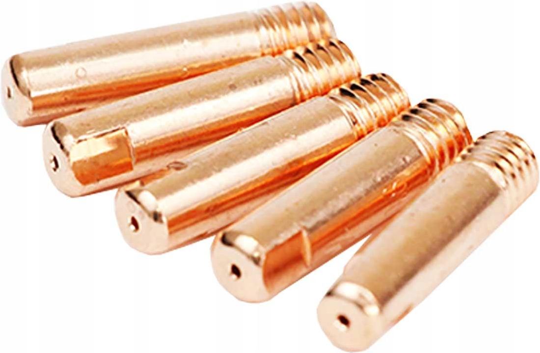 Stromdüse MB14 MB15 MB150 M6x25 1,0mm E-Cu Kontaktrohr Stromdüsen - Foto 2