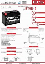 Bs Akumulator Bt9B-4 12V 8Ah 150X69X105 300642