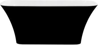 Besco Assos Sline B/W Matt 160x70 + Korek Klik-Klak Biały WMMC160ASW
