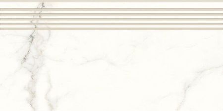 Cersanit Gres Szkliwiony Stopnica Calacatta Mild White Satin 29,8x59,8