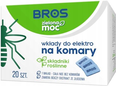 Bros Zielona Moc Wkłady Zapas Do Elektro Na Komary