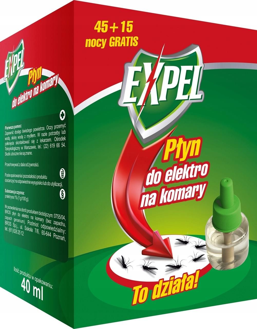 Expel Płyn Do Elektro Na Komary I Meszki 60 Nocy - Ceny i opinie - Ceneo.pl