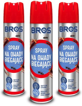 Bros Spray Środek Na Owady Biegające 3X300ml