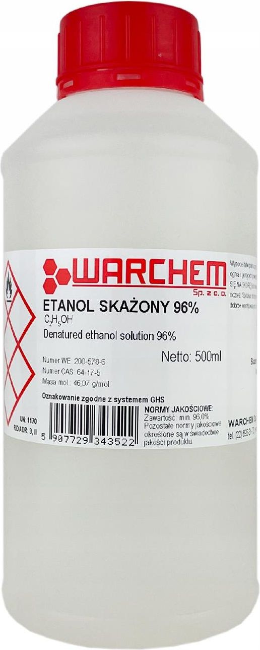 Etanol Skażony 96% 500Ml - ceny i opinie - Ceneo.pl