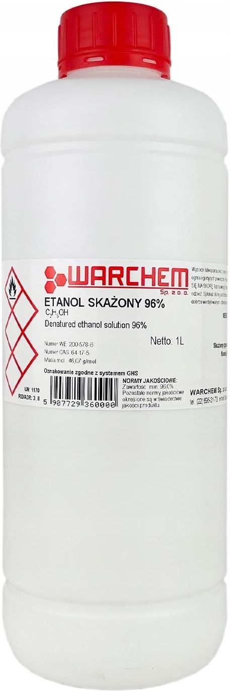 Etanol Skażony 96% 1L - ceny i opinie - Ceneo.pl