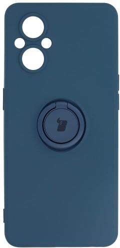 MAOGE Cover per Oppo Reno 8 Lite/Oppo Reno 7 Lite/Reno 7Z, ultra sottile silicone TPU morbido paraurti posteriore moda sfumato colore in vetro temperato custodia antiurto custodia elegante blu